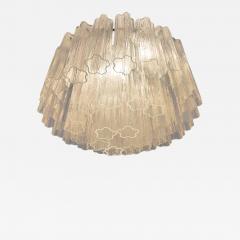  JL Light Style Murano glass Tronchi chandelier in clear color - 4583592