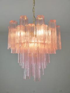  JL Light Style Murano glass Tronchi chandelier in pink color - 4528876