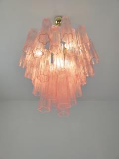  JL Light Style Murano glass Tronchi chandelier in pink color - 4528880