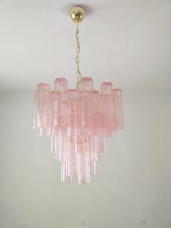  JL Light Style Murano glass Tronchi chandelier in pink color - 4528882
