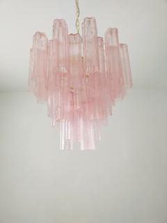  JL Light Style Murano glass Tronchi chandelier in pink color - 4528885