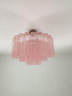  JL Light Style Murano glass Tronchi chandelier in pink color - 4531496