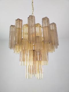  JL Light Style Murano glass Tronchi chandelier in smokey brown and amber color - 4532147