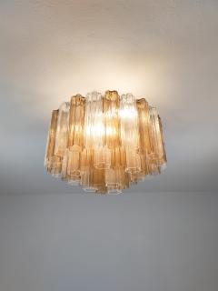  JL Light Style Murano glass Tronchi chandelier in smokey brown and clear color - 4531513