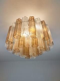  JL Light Style Murano glass Tronchi chandelier in smokey brown and clear color - 4531514