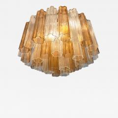  JL Light Style Murano glass Tronchi chandelier in smokey brown and clear color - 4618789