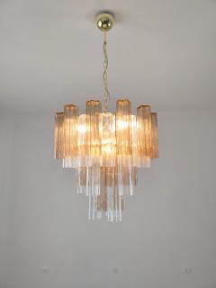  JL Light Style Murano glass Tronchi chandelier in smokey brown and clear color - 4532101