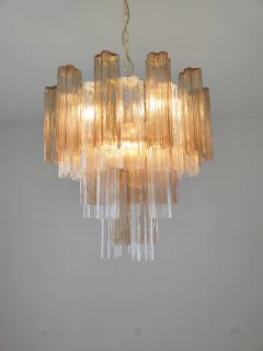  JL Light Style Murano glass Tronchi chandelier in smokey brown and clear color - 4532102