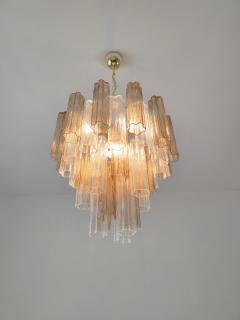  JL Light Style Murano glass Tronchi chandelier in smokey brown and clear color - 4532103