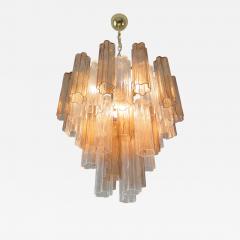  JL Light Style Murano glass Tronchi chandelier in smokey brown and clear color - 4700013