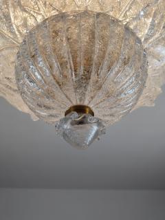 JL Light Style Murano glass ceiling chandelier with clear Harmony leaves - 4300689