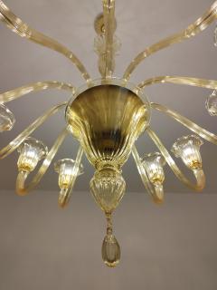  JL Light Style Murano glass chandelier Prestige in amber color - 4297608