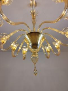  JL Light Style Murano glass chandelier Prestige in amber color - 4297612