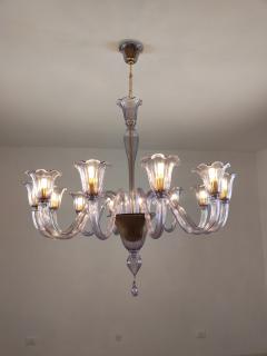  JL Light Style Murano glass chandelier Prestige in amethyst color - 4297630