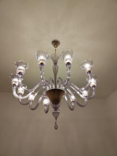  JL Light Style Murano glass chandelier Prestige in amethyst color - 4297632