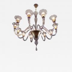  JL Light Style Murano glass chandelier Prestige in amethyst color - 4325652
