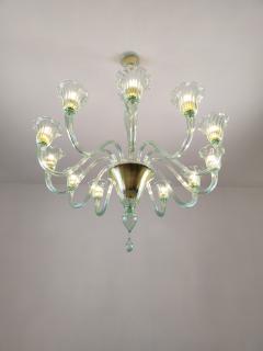  JL Light Style Murano glass chandelier Prestige in green color - 4297572