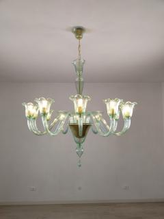  JL Light Style Murano glass chandelier Prestige in green color - 4297574