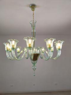  JL Light Style Murano glass chandelier Prestige in green color - 4297576