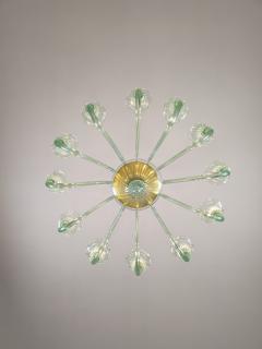  JL Light Style Murano glass chandelier Prestige in green color - 4297581