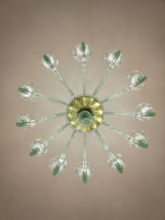  JL Light Style Murano glass chandelier Prestige in green color - 4297585