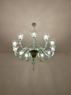  JL Light Style Murano glass chandelier Prestige in green color - 4297586