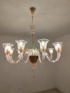  JL Light Style Murano glass chandelier Prestige in pink color - 4297615