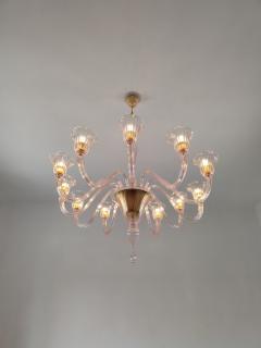  JL Light Style Murano glass chandelier Prestige in pink color - 4297616