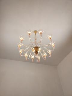  JL Light Style Murano glass chandelier Prestige in pink color - 4297624