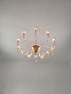  JL Light Style Murano glass chandelier Prestige in pink color - 4297625