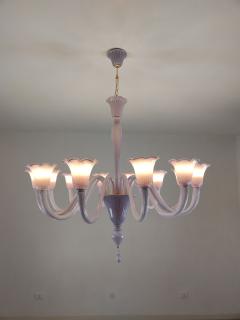  JL Light Style Murano glass chandelier Prestige opaque lavender - 4297588