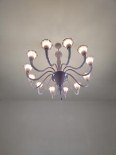  JL Light Style Murano glass chandelier Prestige opaque lavender - 4297593