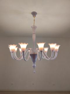  JL Light Style Murano glass chandelier Prestige opaque lavender - 4297595