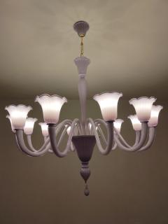  JL Light Style Murano glass chandelier Prestige opaque lavender - 4297596