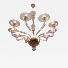  JL Light Style Murano glass chandelier Stile in amethyst color - 4379264