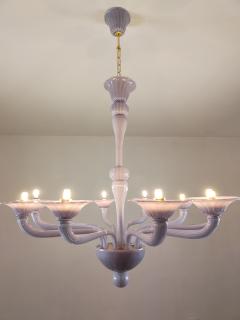  JL Light Style Murano glass chandelier Stile in opaque lavender color - 4296533
