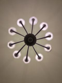  JL Light Style Murano glass chandelier Stile in opaque lavender color - 4296539