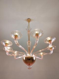  JL Light Style Murano glass chandelier Stile in pink color - 4296550
