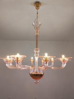  JL Light Style Murano glass chandelier Stile in pink color - 4296558