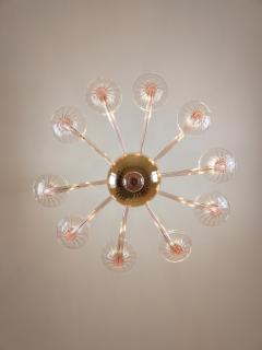  JL Light Style Murano glass chandelier Stile in pink color - 4296564