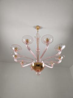  JL Light Style Murano glass chandelier Stile in pink color - 4296566