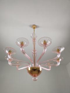  JL Light Style Murano glass chandelier Stile in pink color - 4296575