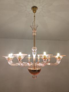  JL Light Style Murano glass chandelier Stile in pink color - 4296577