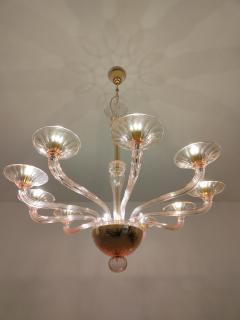  JL Light Style Murano glass chandelier Stile in pink color - 4296580