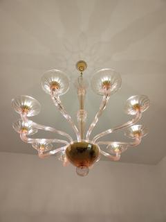  JL Light Style Murano glass chandelier Stile in pink color - 4296584