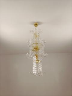  JL Light Style Murano glass chandelier with large Felci clear glasses - 4295406
