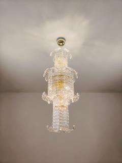  JL Light Style Murano glass chandelier with large Felci clear glasses - 4295407
