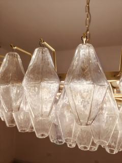  JL Light Style Murano glass clear poliedri chandelier in 38 5 diameter - 4360449