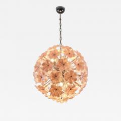  JL Light Style Murano glass flower Sputnik chandelier in pink color - 4325660