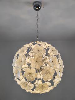  JL Light Style Murano glass flower Sputnik chandelier in white color - 4321011